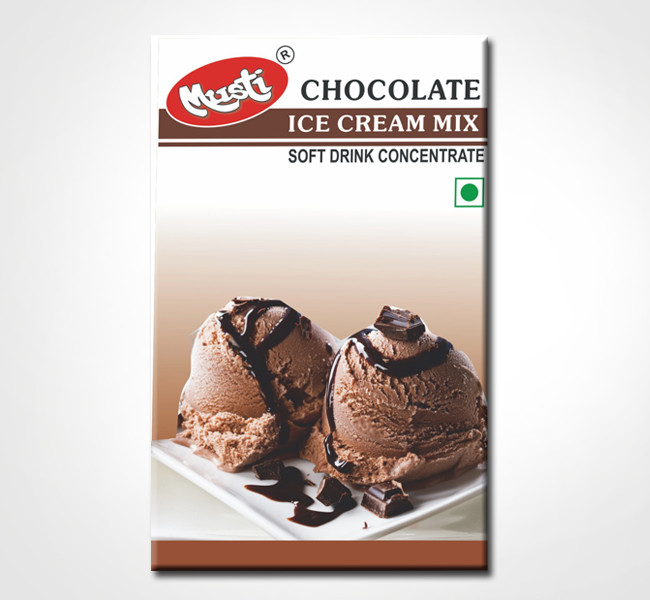 Chocolate ice cream mix