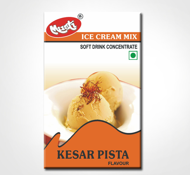 Kesar Pista ice cream mix